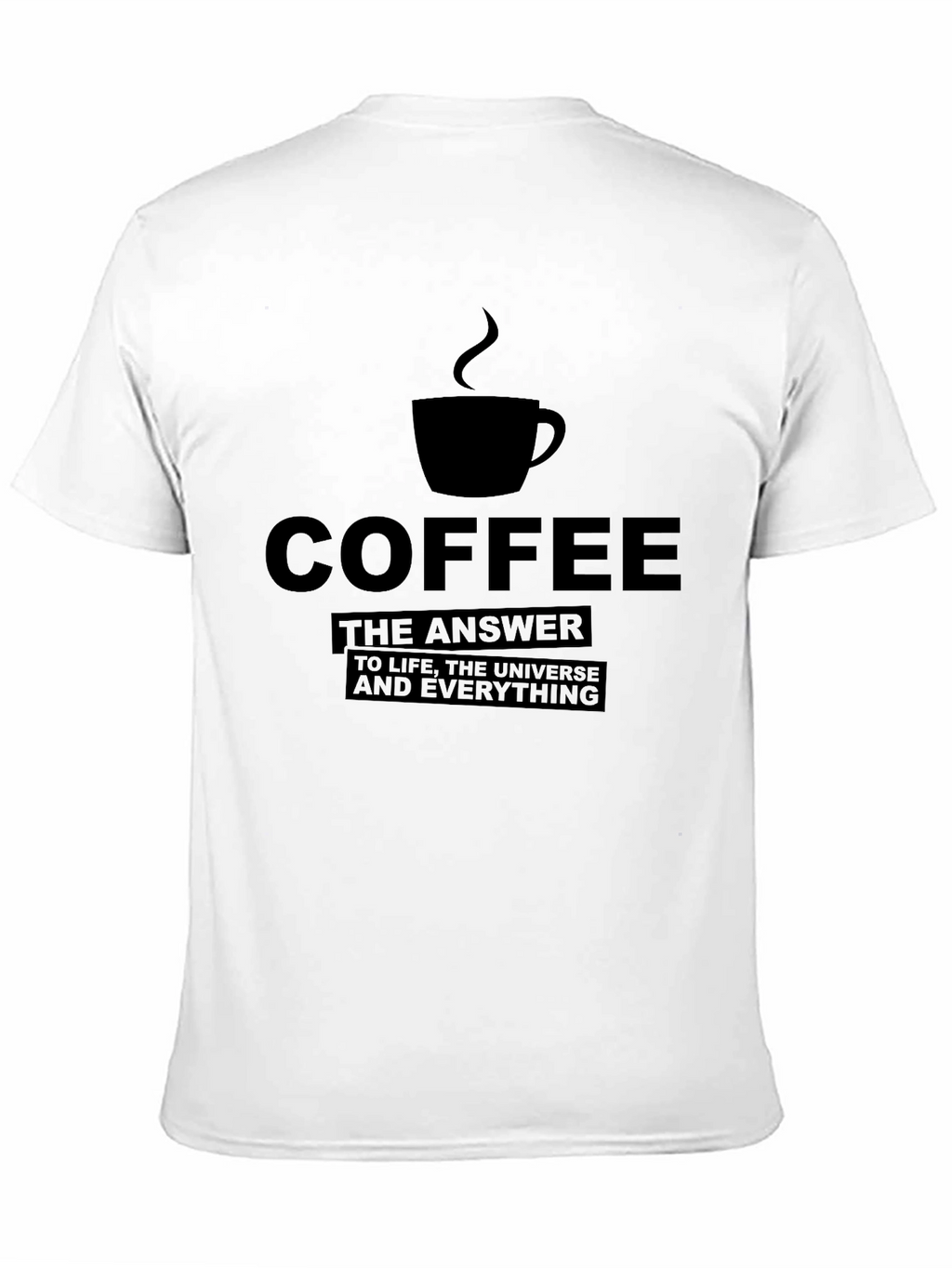 Coffee: The Answer T-Shirt - Black