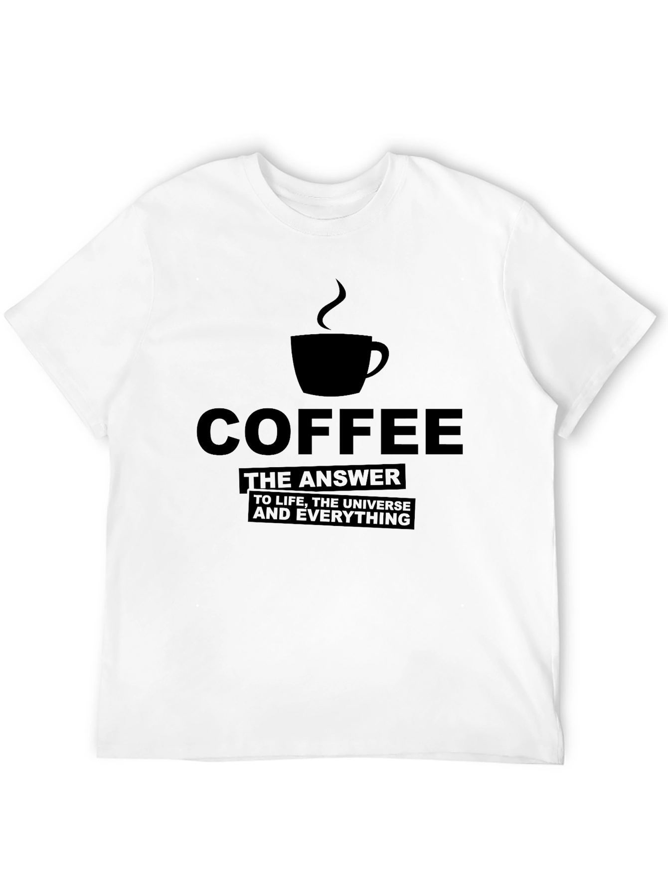 Coffee: The Answer T-Shirt - Black