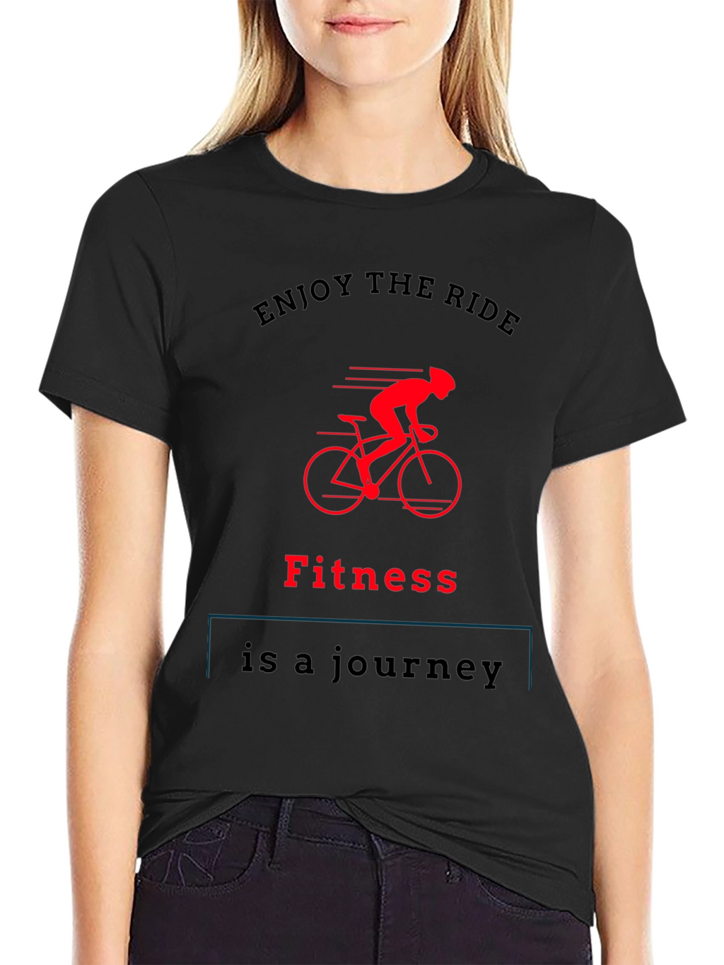 Fitness Journey T-Shirt Enjoy The Ride Tee