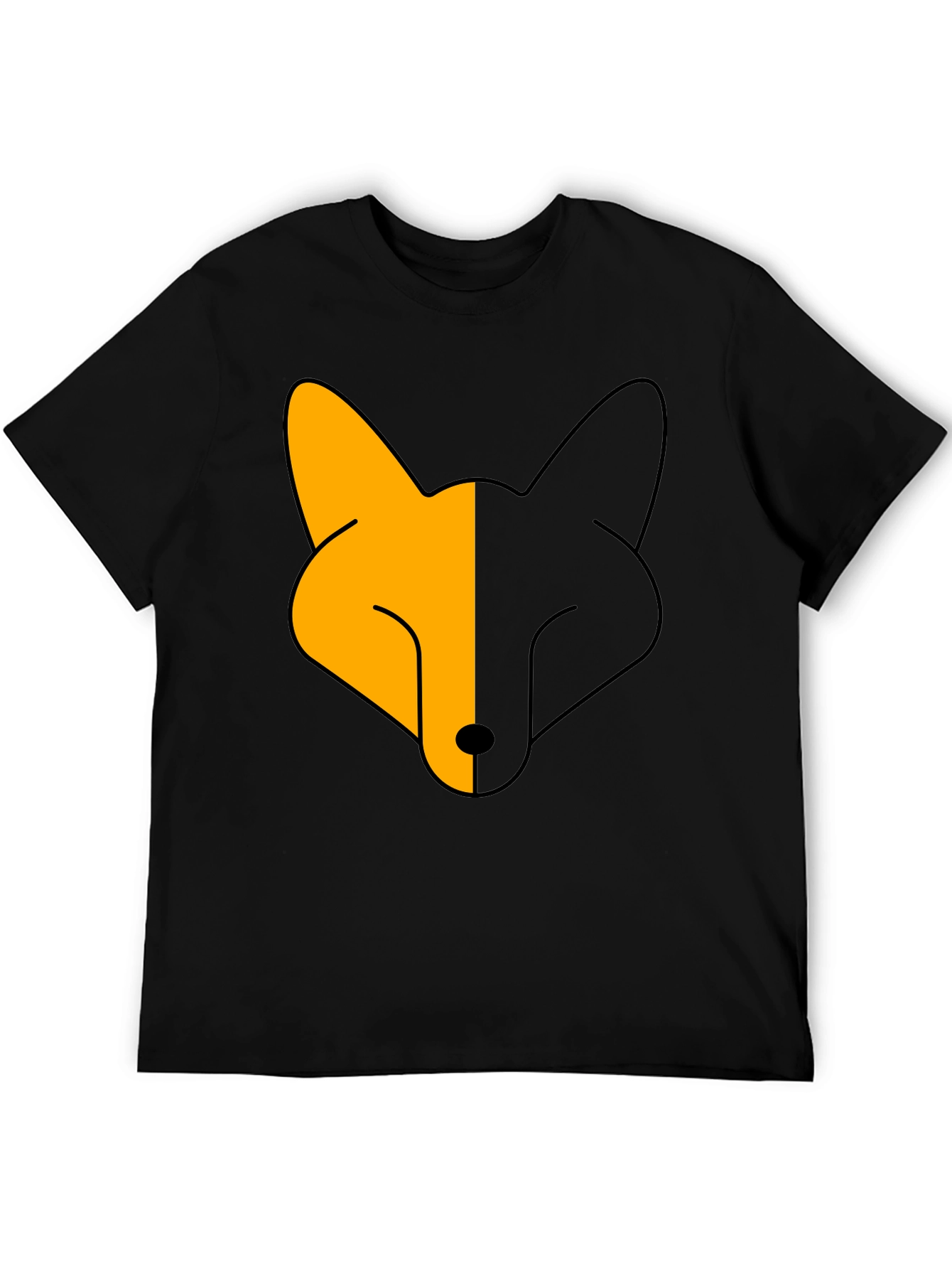 Two-Tone Fox Graphic Tee