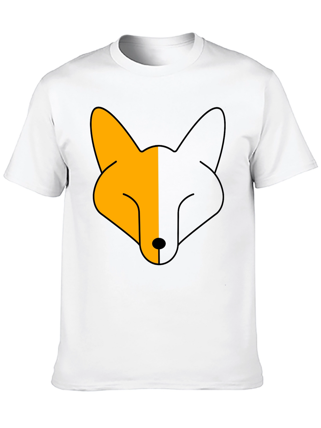 Two-Tone Fox Graphic Tee