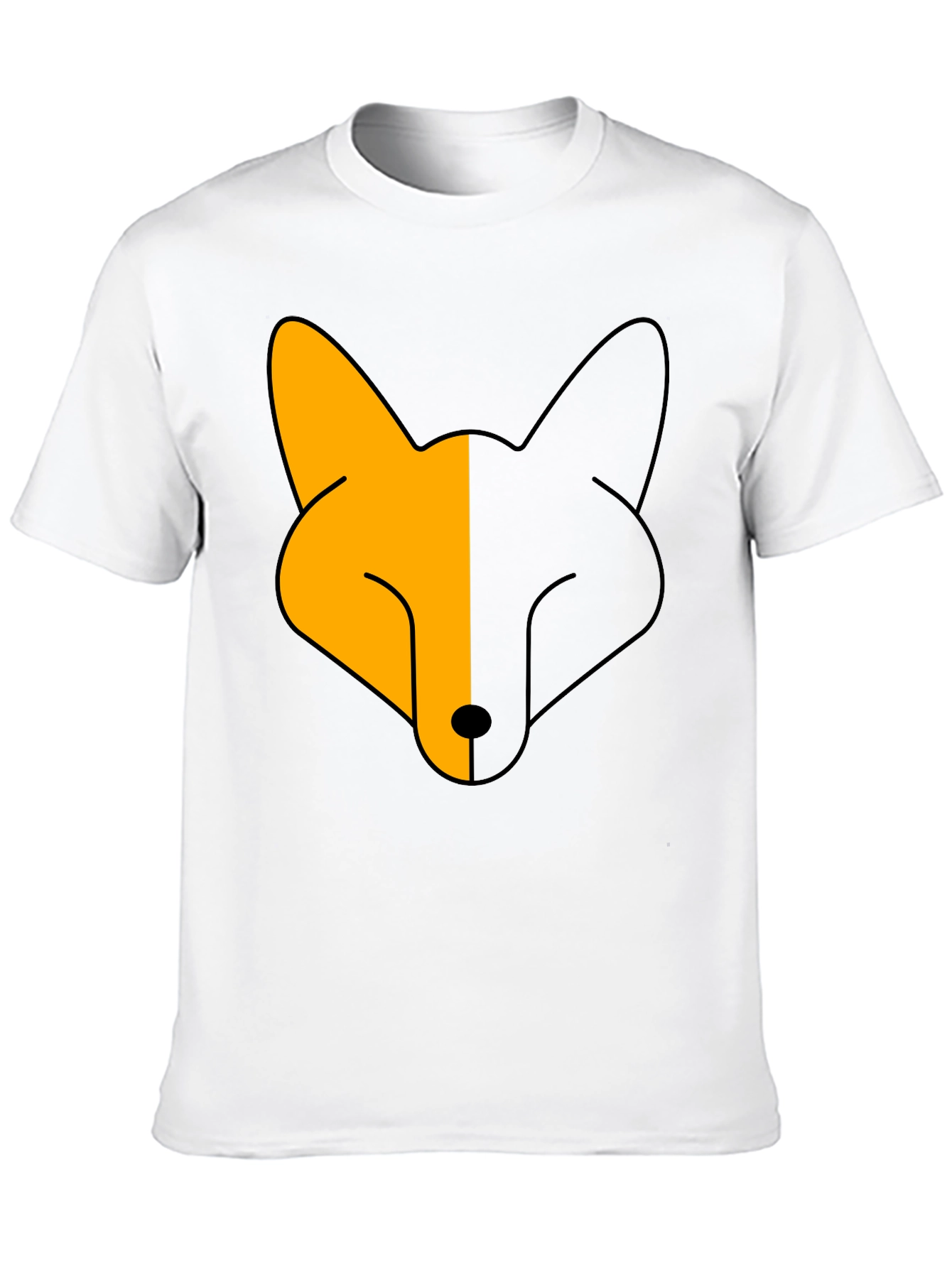 Two-Tone Fox Graphic Tee