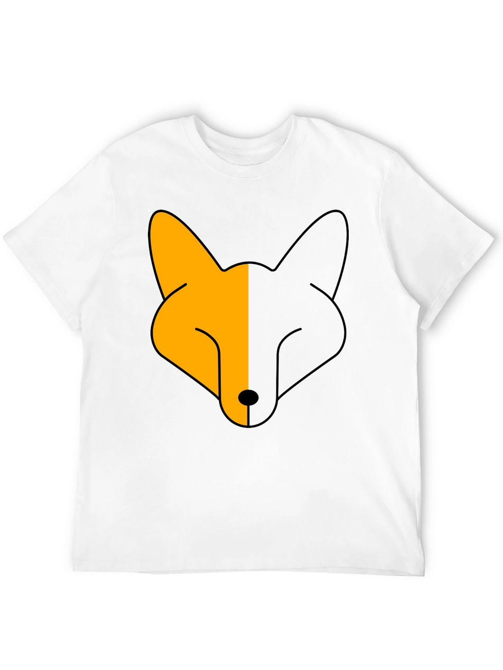 Two-Tone Fox Graphic Tee