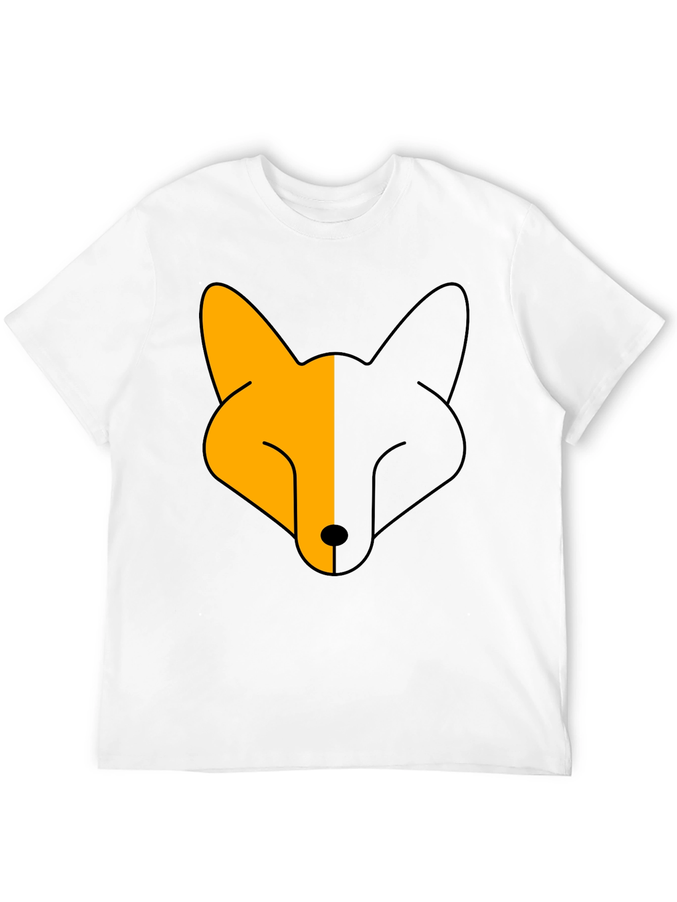 Two-Tone Fox Graphic Tee