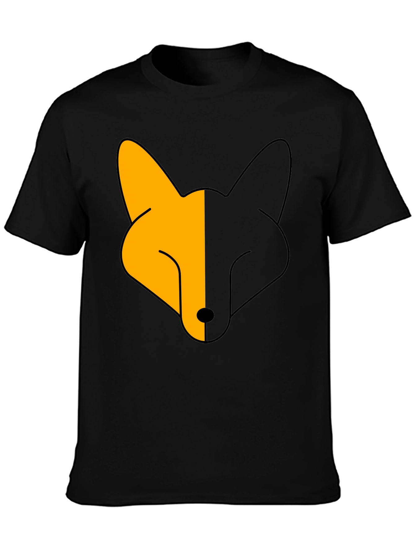 Two-Tone Fox Graphic Tee