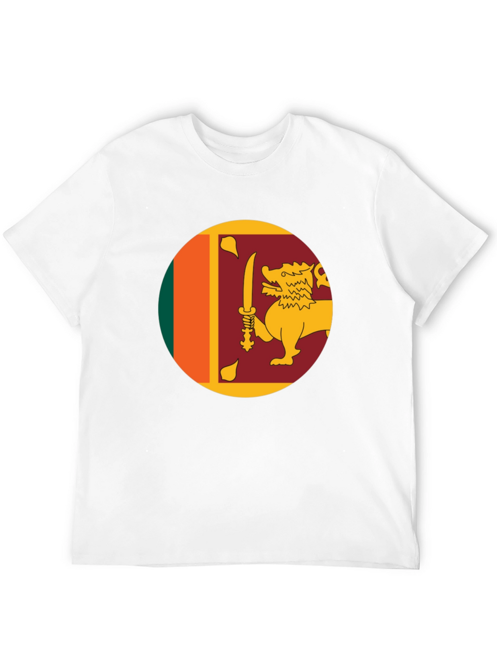Sri Lanka Flag T-Shirt -  Lion Symbol Pride