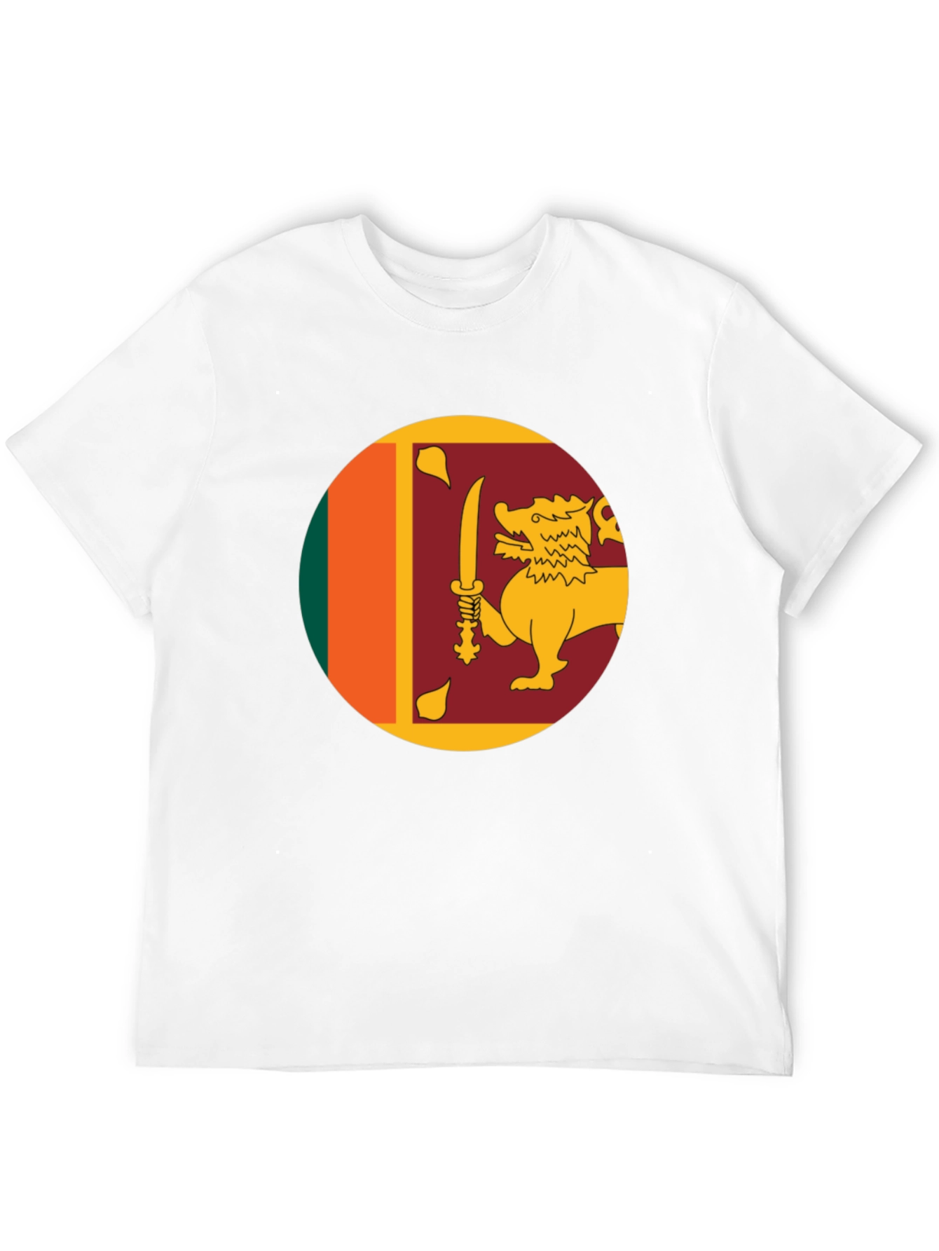 Sri Lanka Flag T-Shirt -  Lion Symbol Pride
