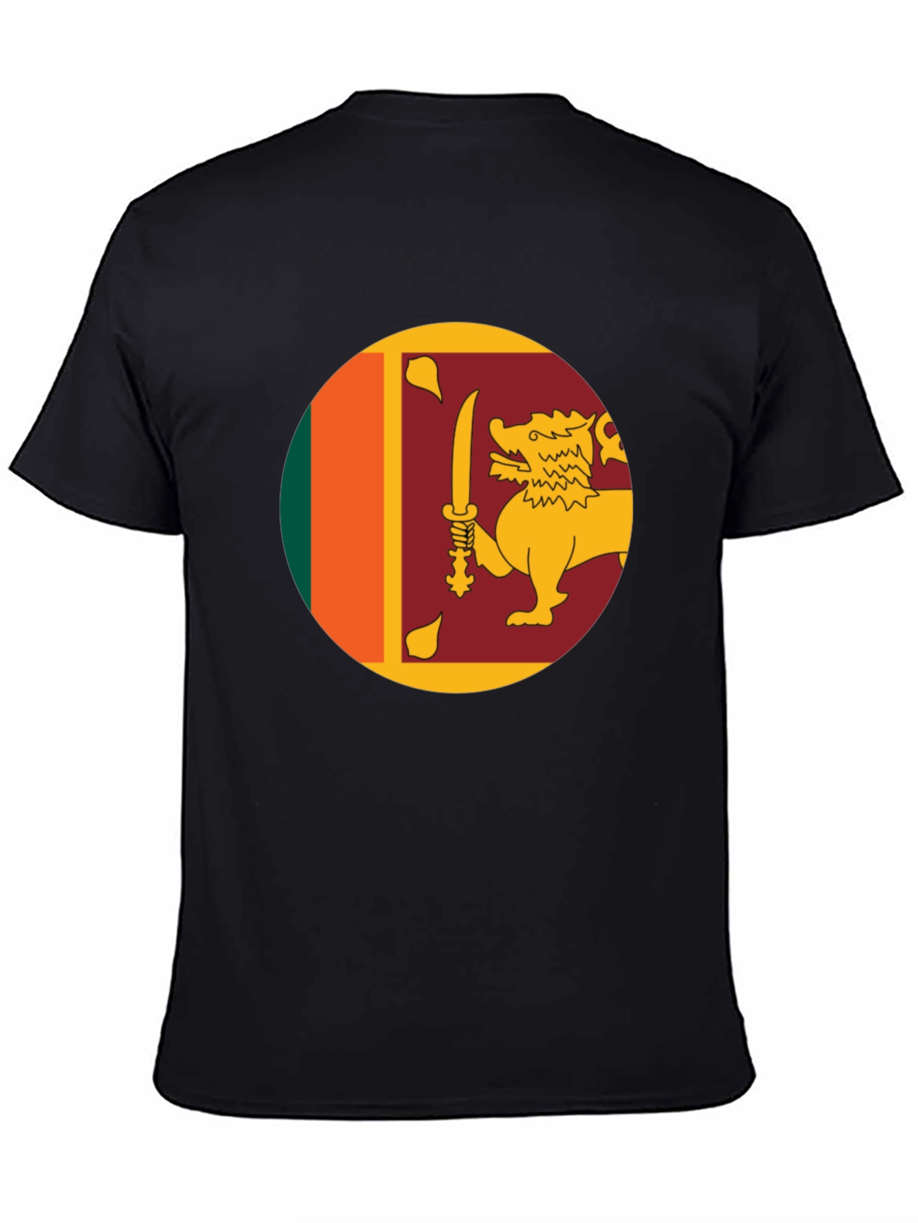 Sri Lanka Flag T-Shirt -  Lion Symbol Pride