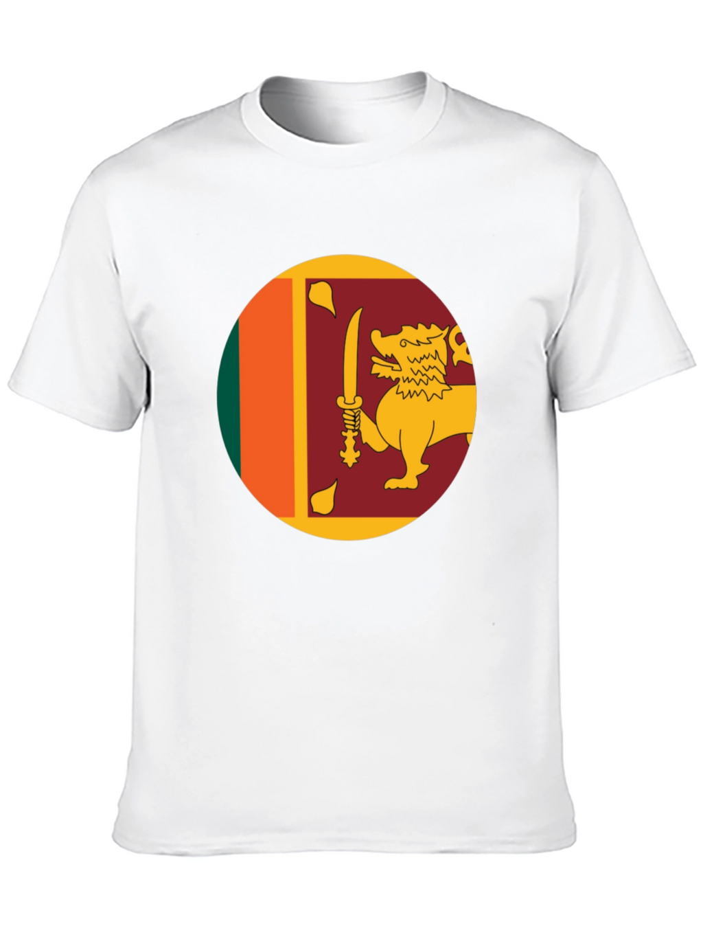 Sri Lanka Flag T-Shirt -  Lion Symbol Pride