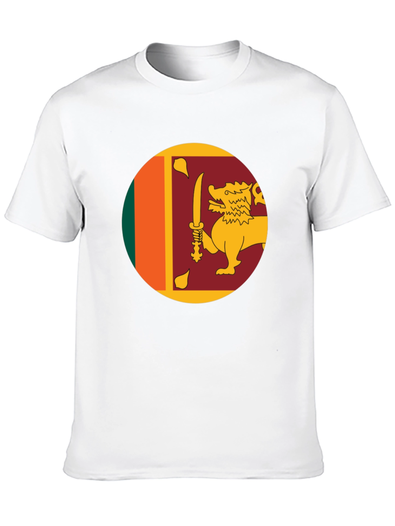 Sri Lanka Flag T-Shirt -  Lion Symbol Pride