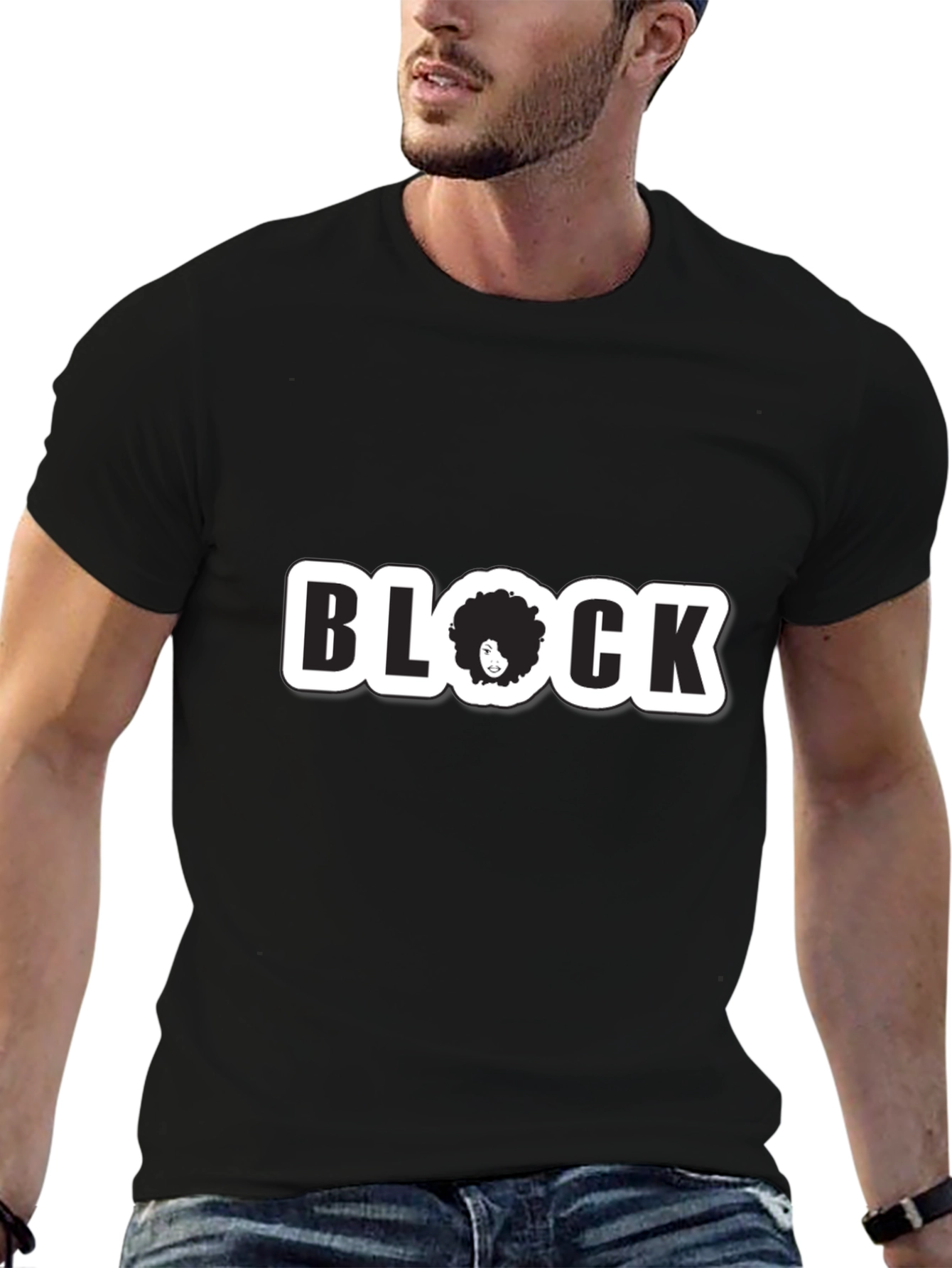 Black Pride Graphic Tee - BLOCK Afro Design