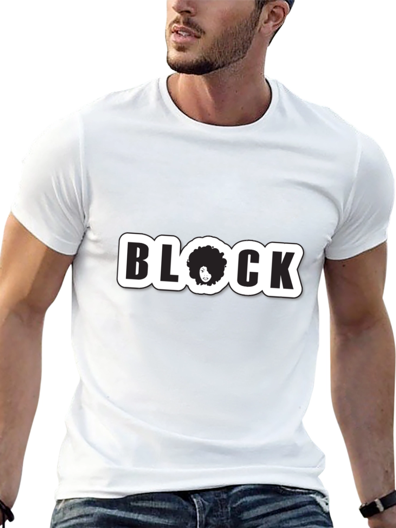 Black Pride Graphic Tee - BLOCK Afro Design