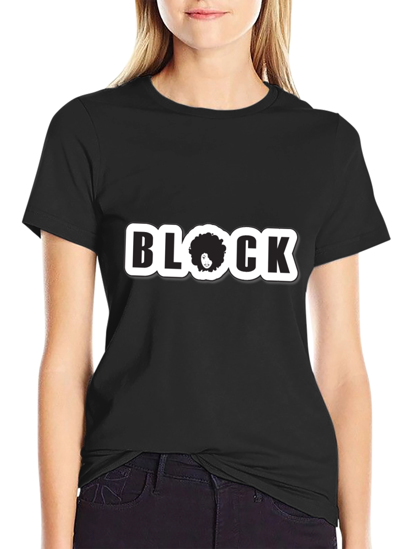 Black Pride Graphic Tee - BLOCK Afro Design