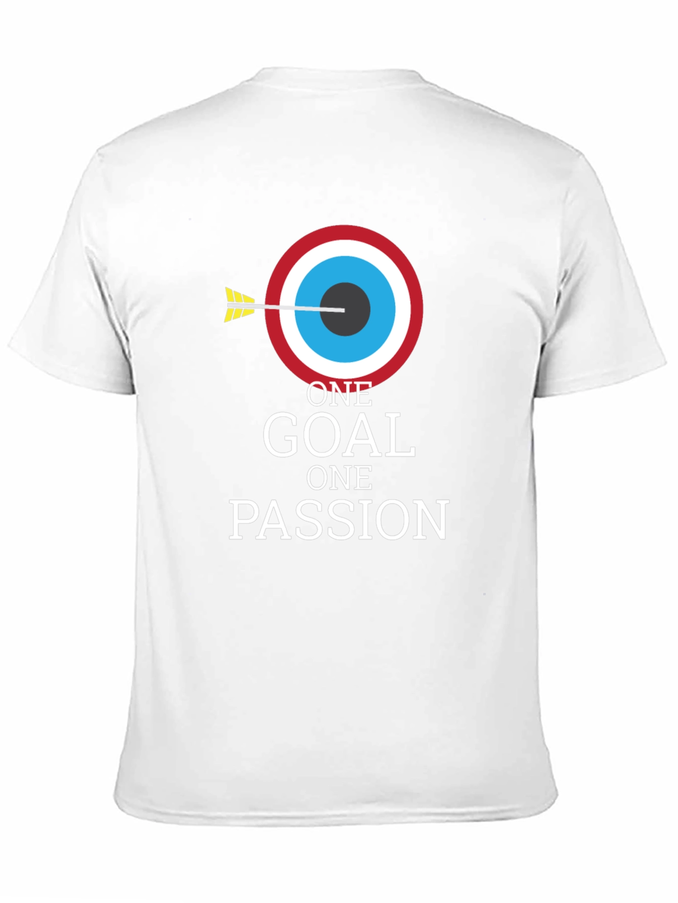 One Goal One Passion Black Graphic Tee