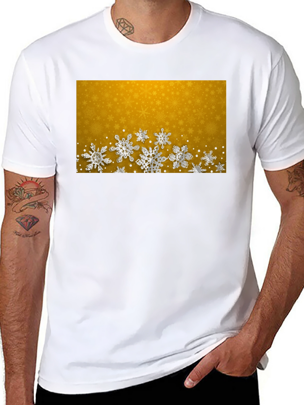 Festive Snowflake Graphic Tee