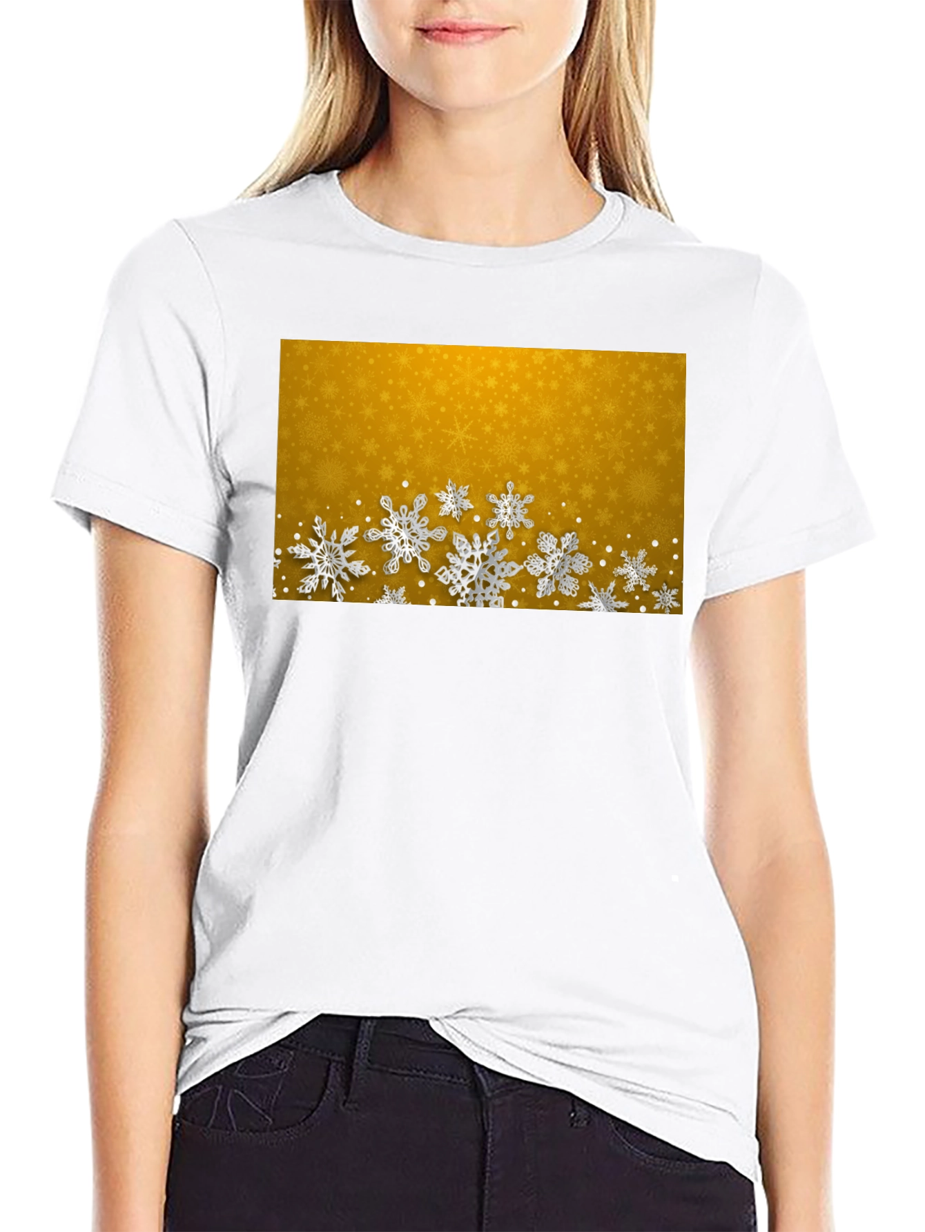 Festive Snowflake Graphic Tee