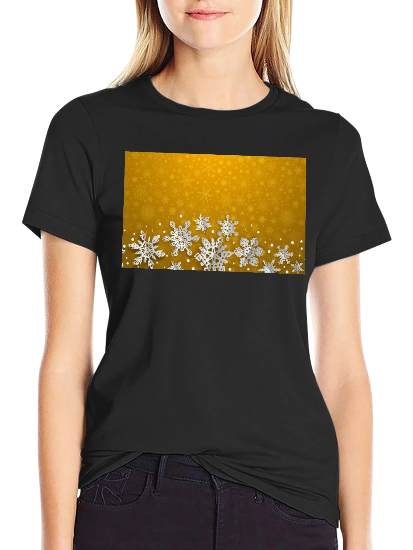 Festive Snowflake Graphic Tee