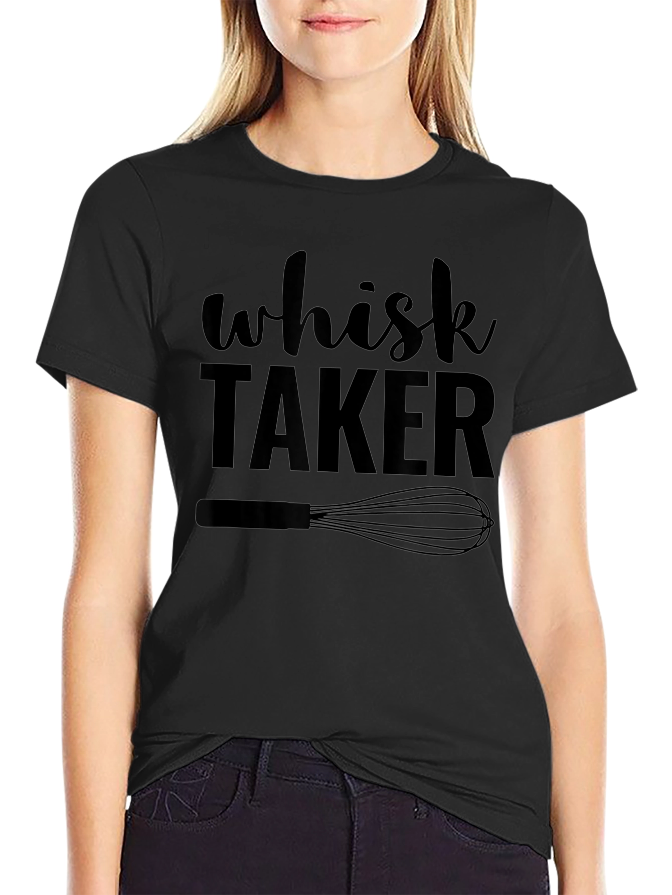 Whisk Taker Black Graphic T-Shirt