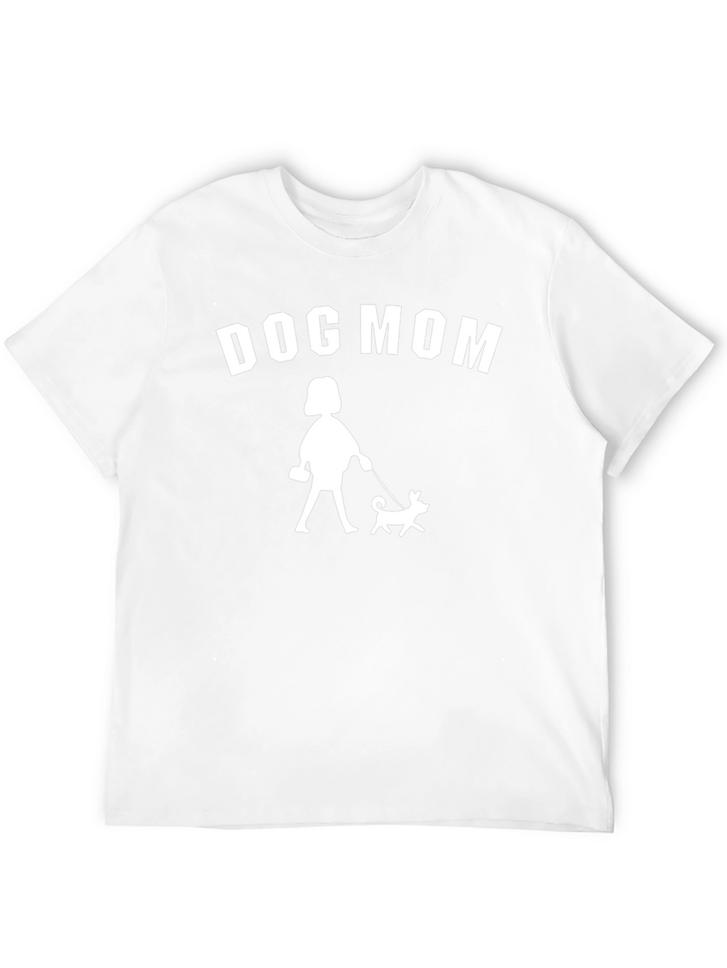 Dog Mom Graphic T-Shirt - Black Cotton Blend