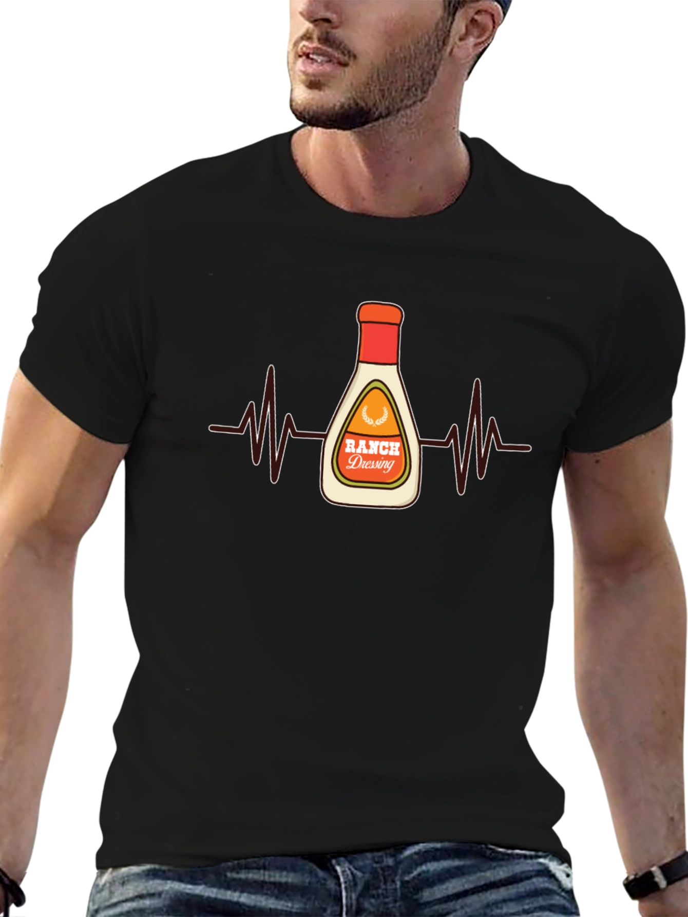 Ranch Dressing Heartbeat T-Shirt