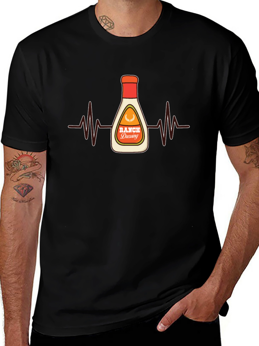 Ranch Dressing Heartbeat T-Shirt