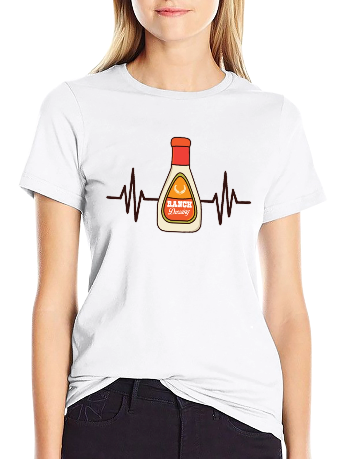 Ranch Dressing Heartbeat T-Shirt