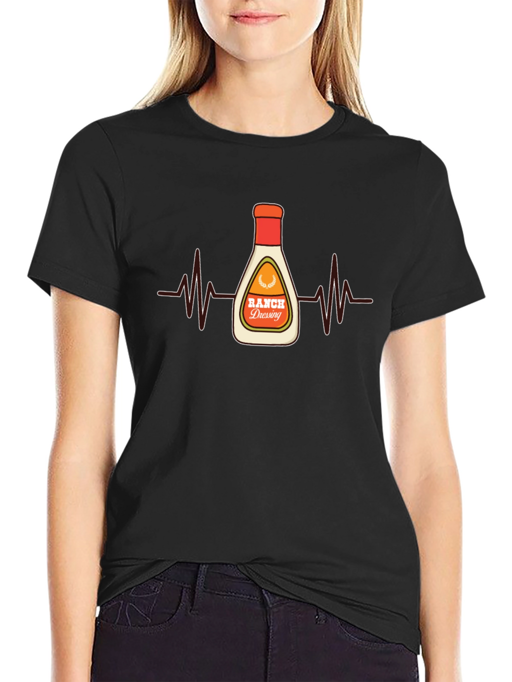 Ranch Dressing Heartbeat T-Shirt