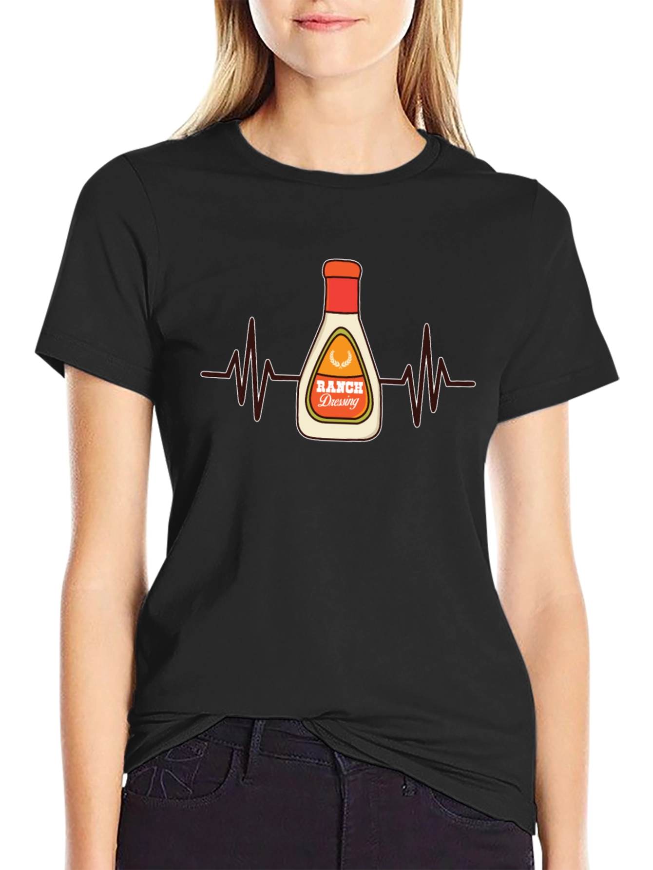 Ranch Dressing Heartbeat T-Shirt