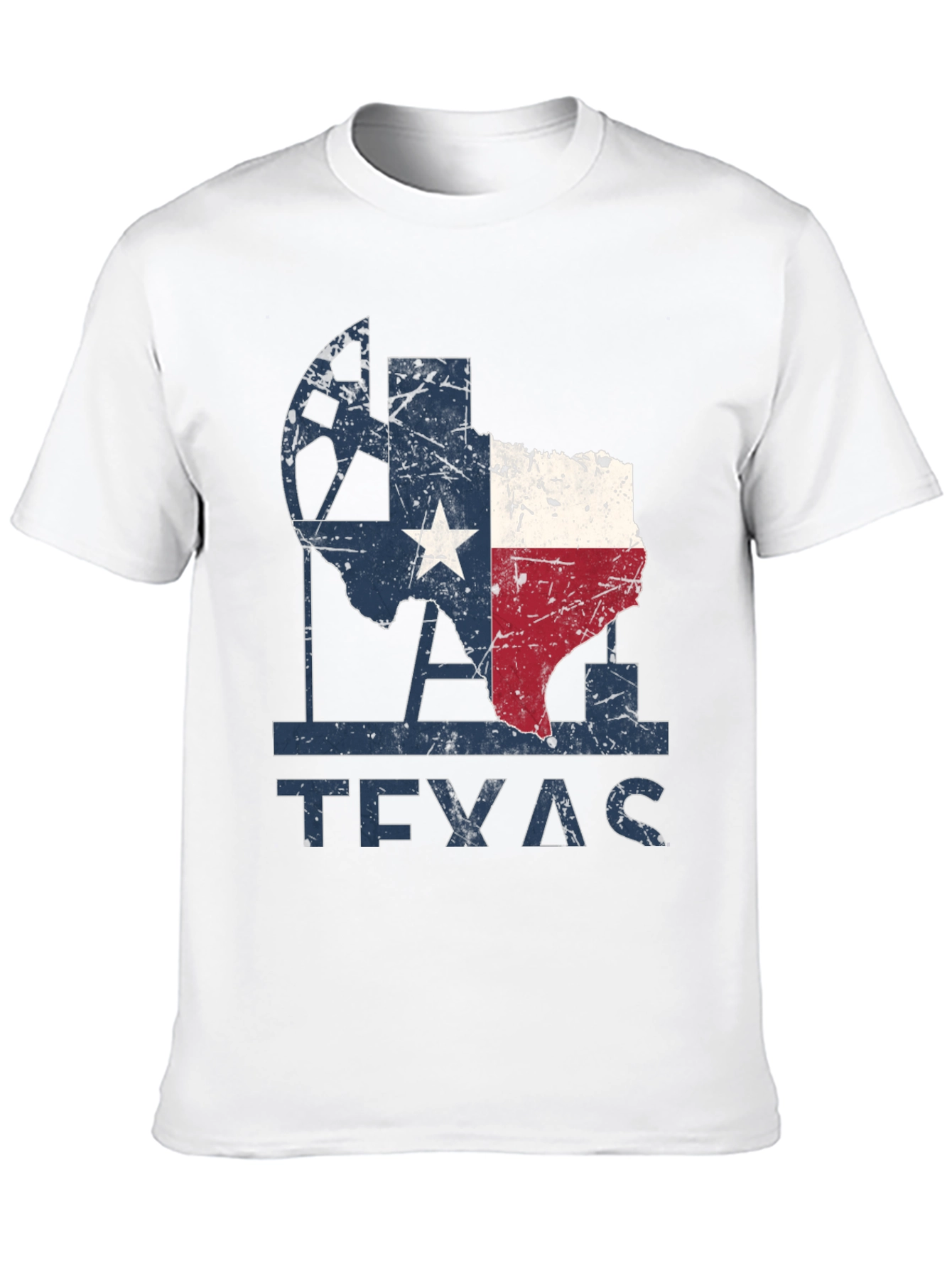 Texas Pride Graphic Tee - Distressed Design