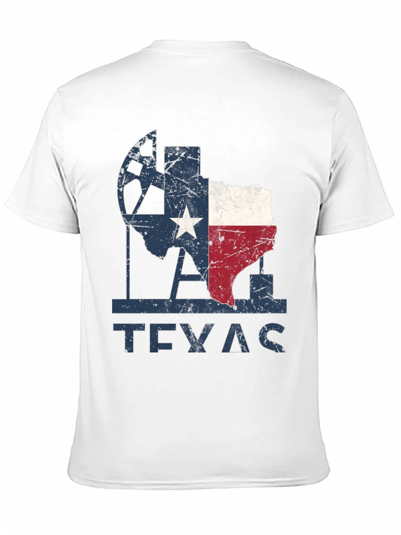 Texas Pride Graphic Tee - Distressed Design