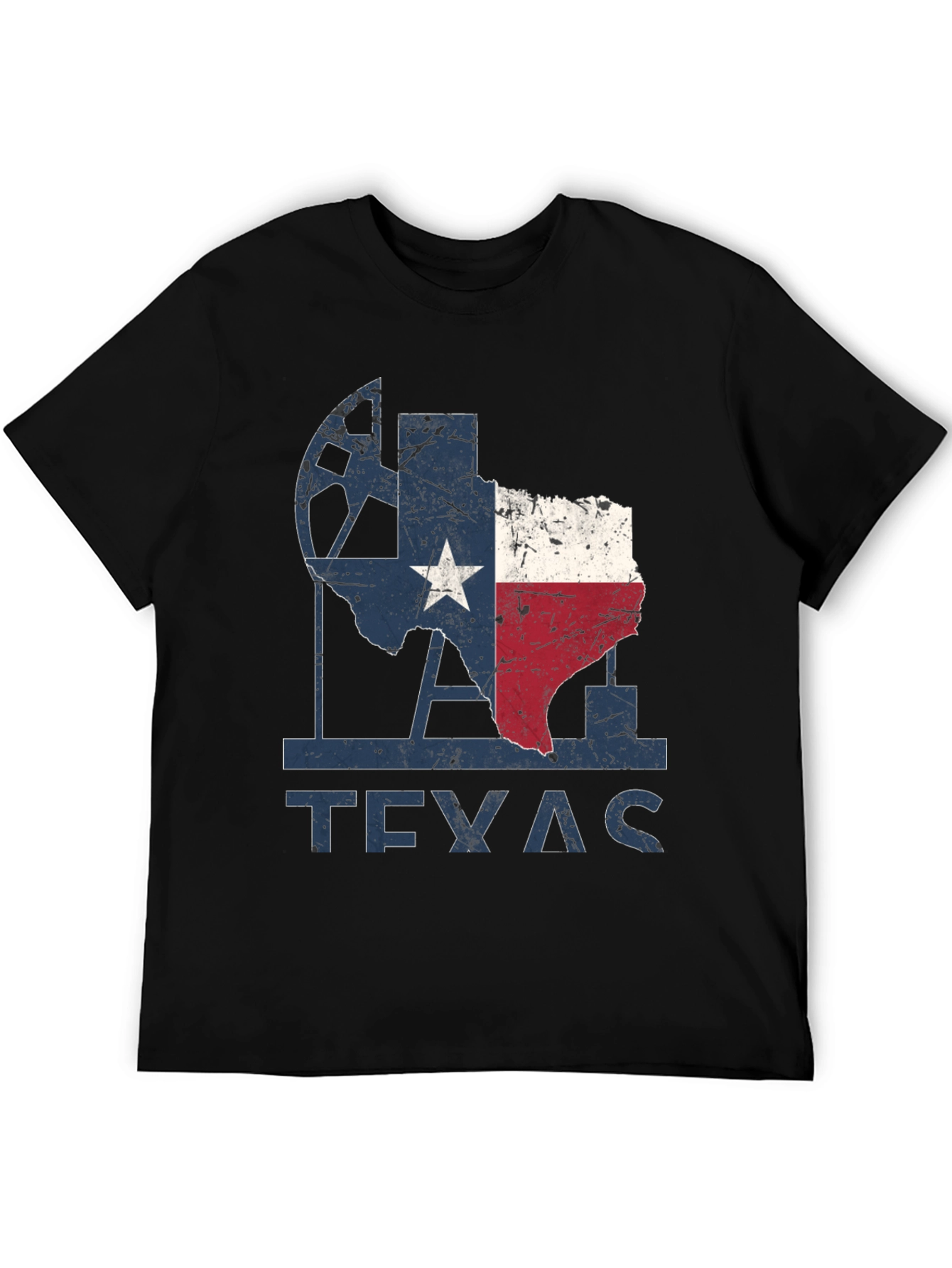 Texas Pride Graphic Tee - Distressed Design