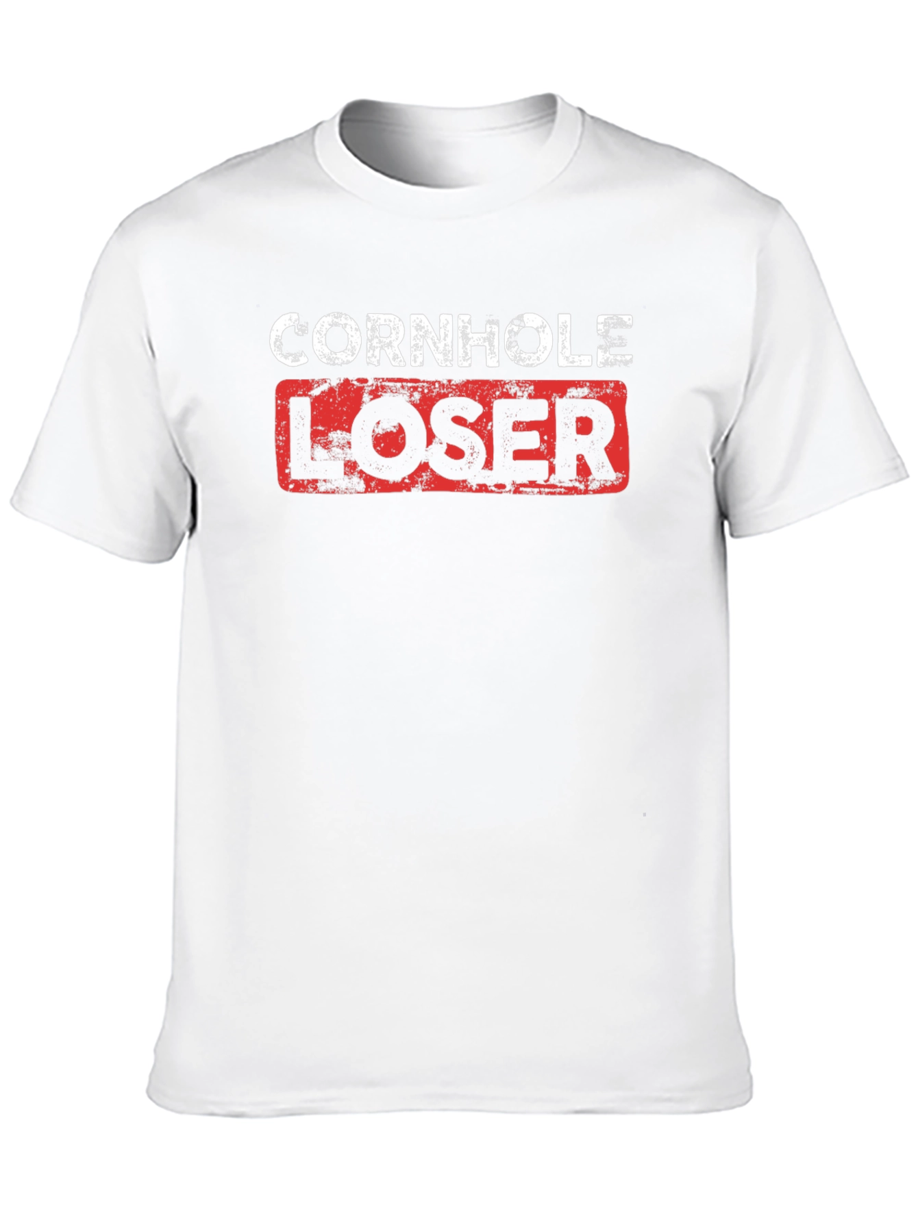Cornhole Loser Graphic Tee - Funny Casual T-Shirt