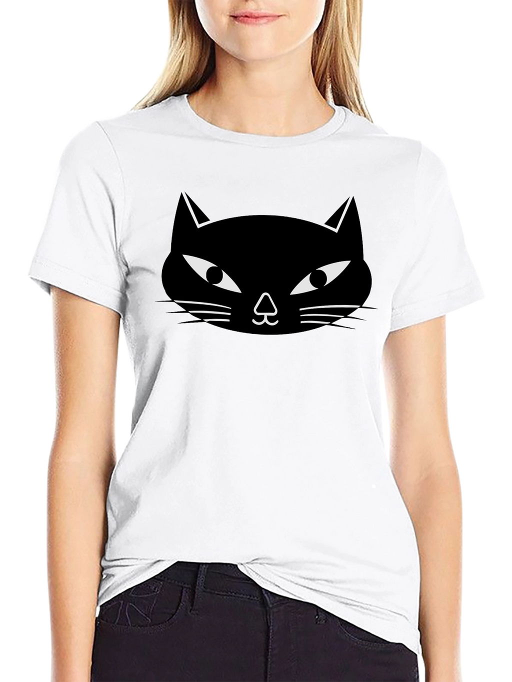 Black Cat Graphic Tee - Unisex Crew Neck
