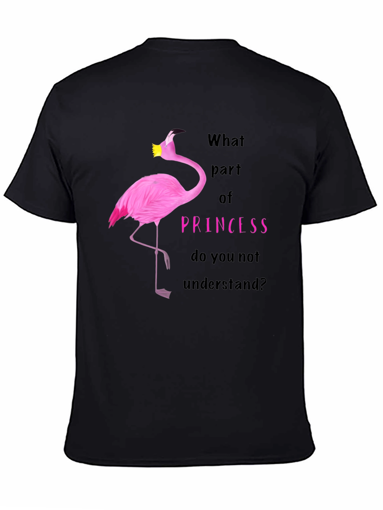 Flamingo Princess T-Shirt - What Part Do You Not Understand?