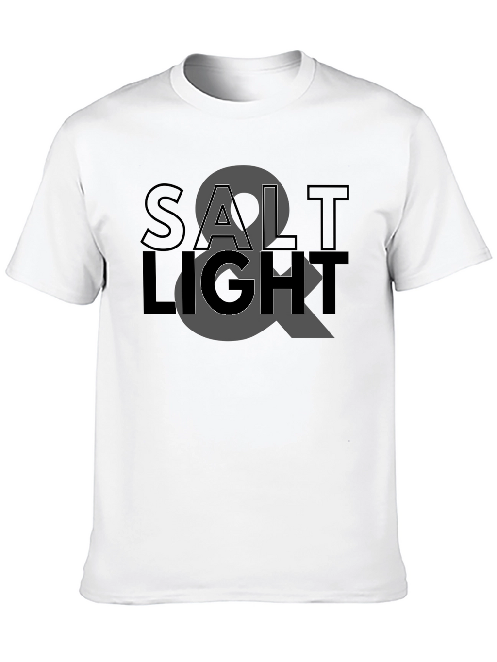 Salt & Light Graphic Black T-Shirt
