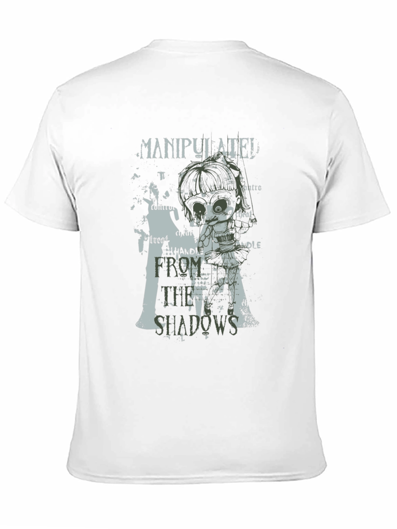 Manipulated Shadow T-Shirt - Control Anime Tee