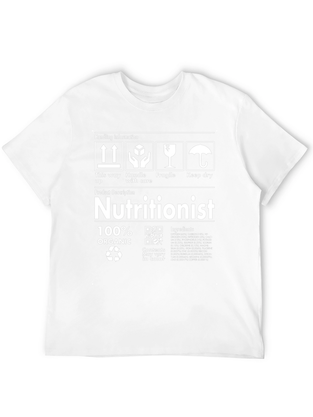 Nutritionist Organic T-Shirt