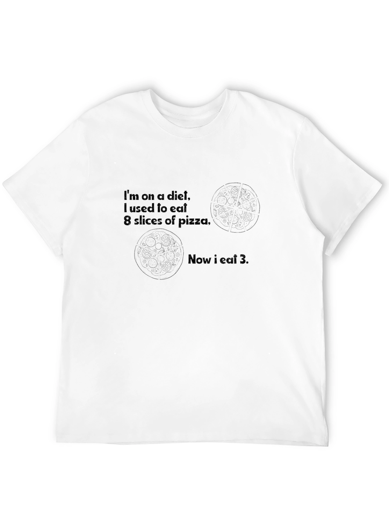 Funny Pizza Diet T-Shirt - Humor Apparel