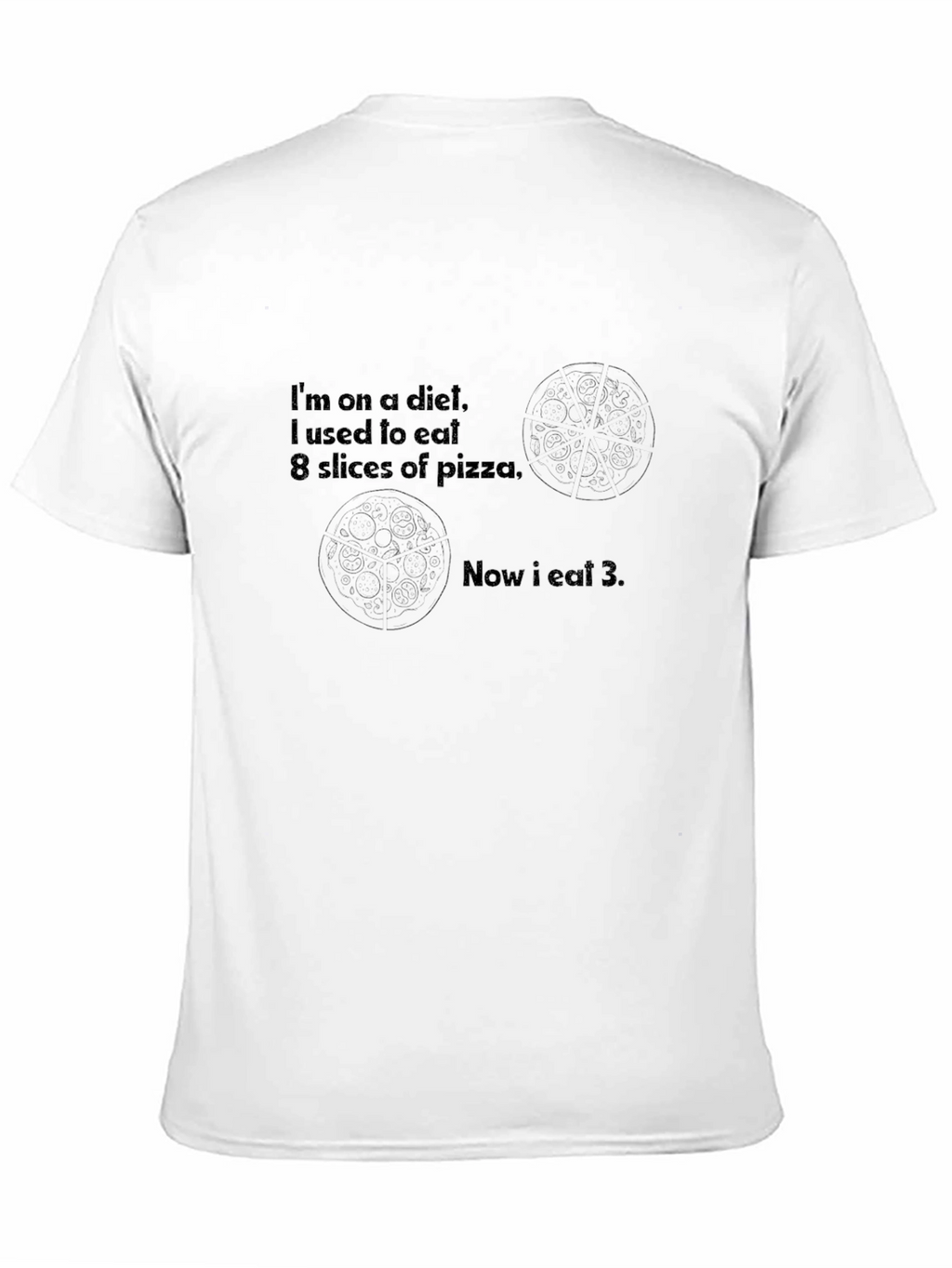 Funny Pizza Diet T-Shirt - Humor Apparel