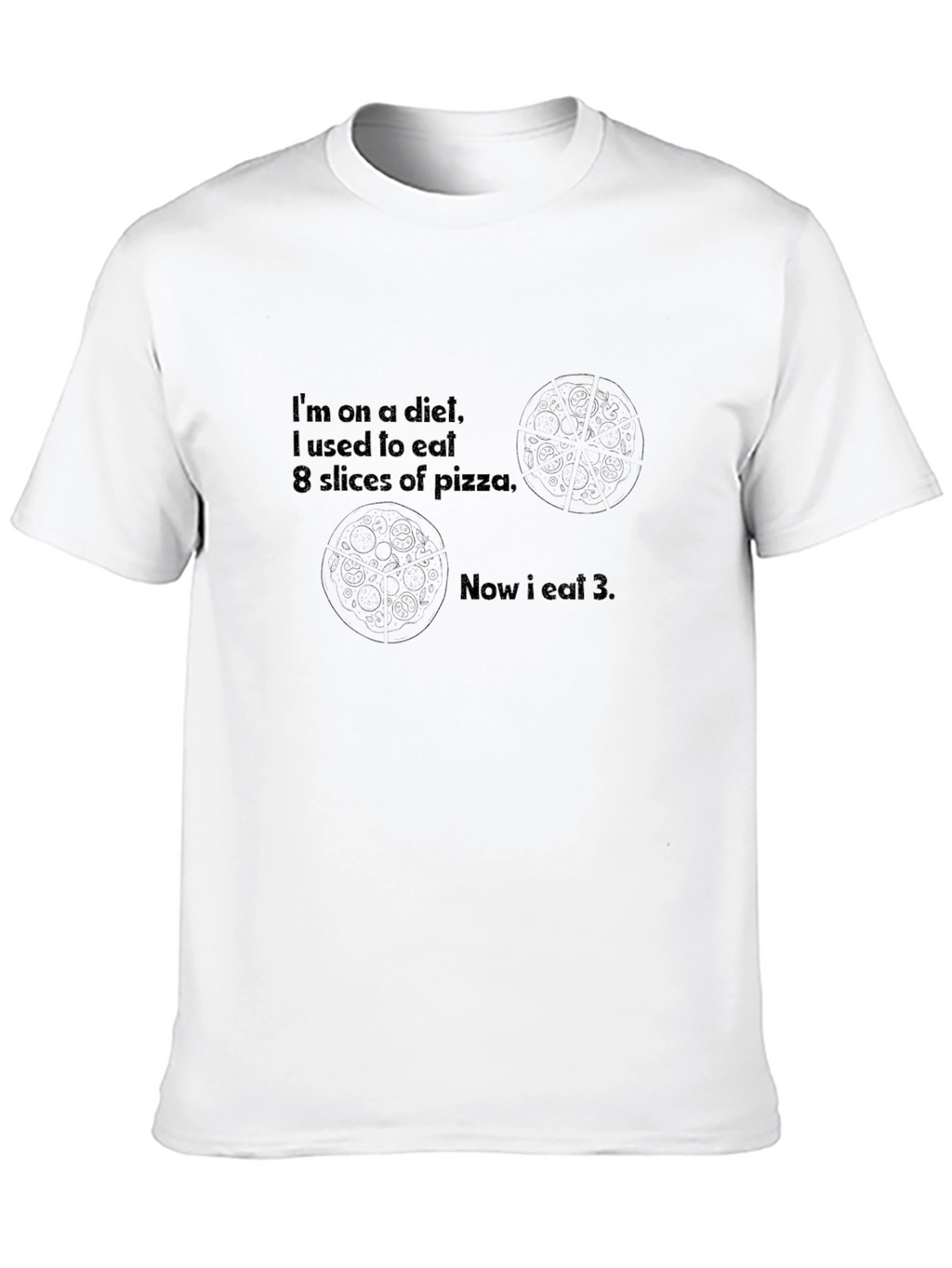 Funny Pizza Diet T-Shirt - Humor Apparel