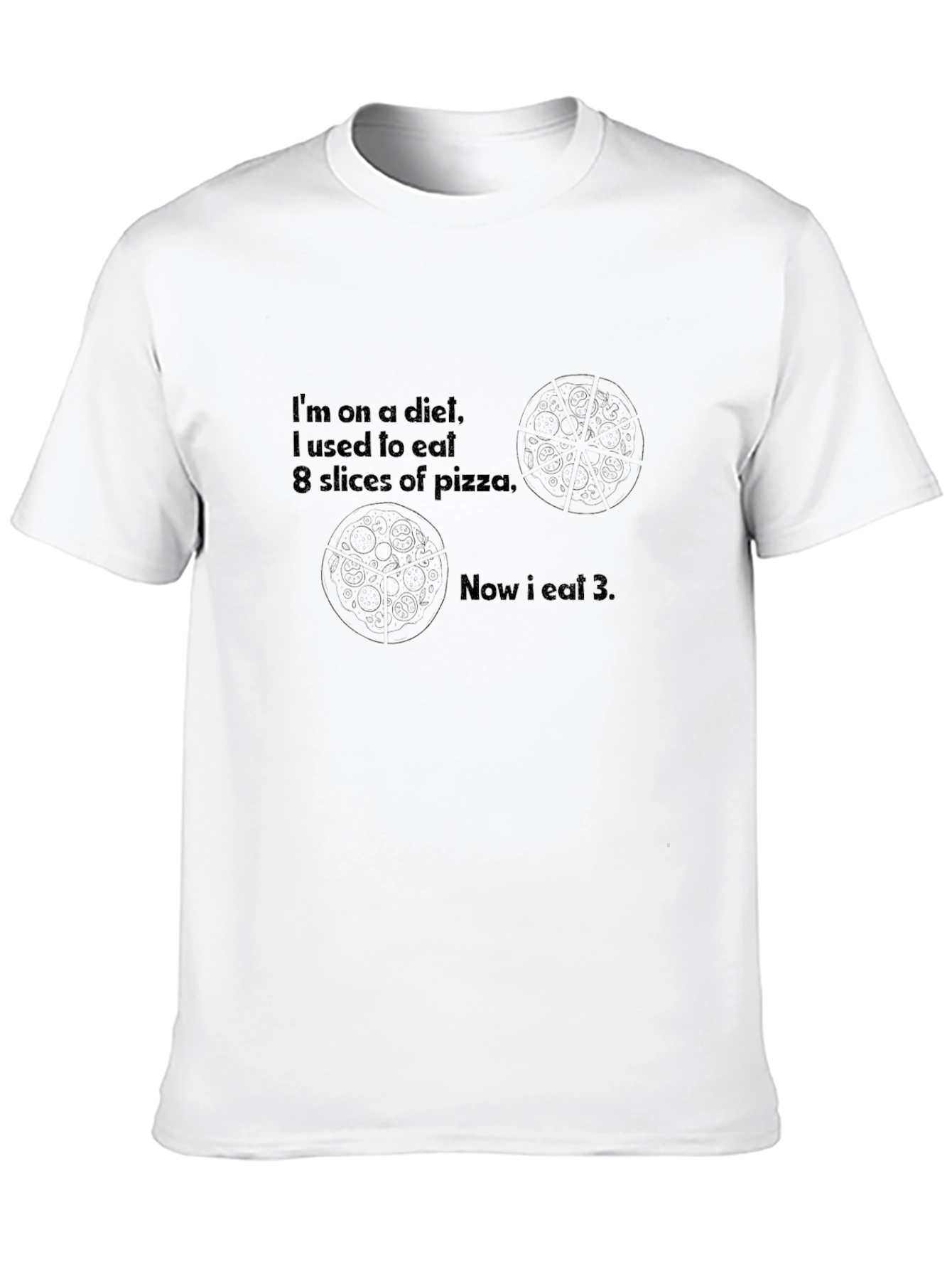 Funny Pizza Diet T-Shirt - Humor Apparel