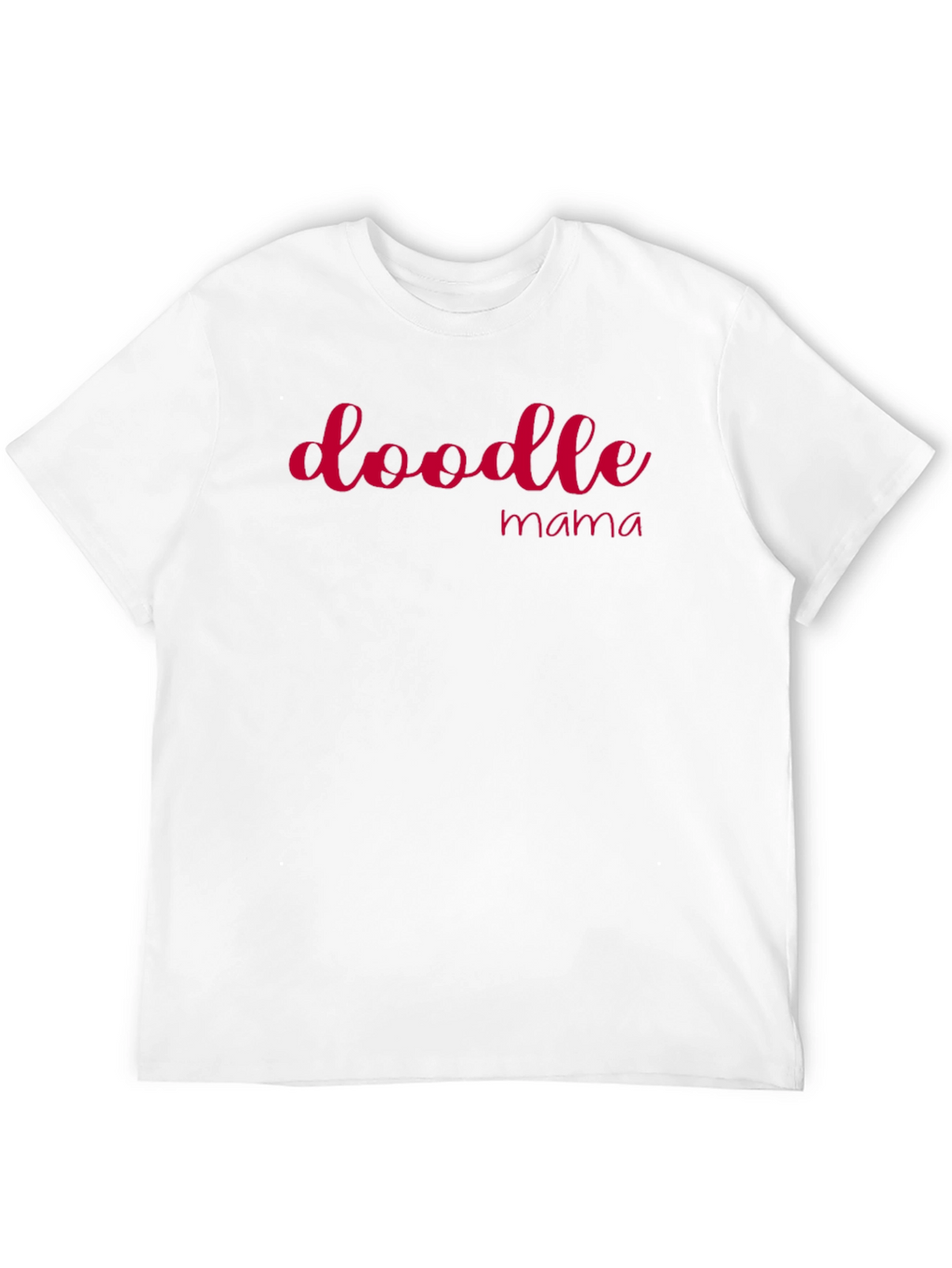 Doodle Mama T-Shirt - Black Crew Neck Tee