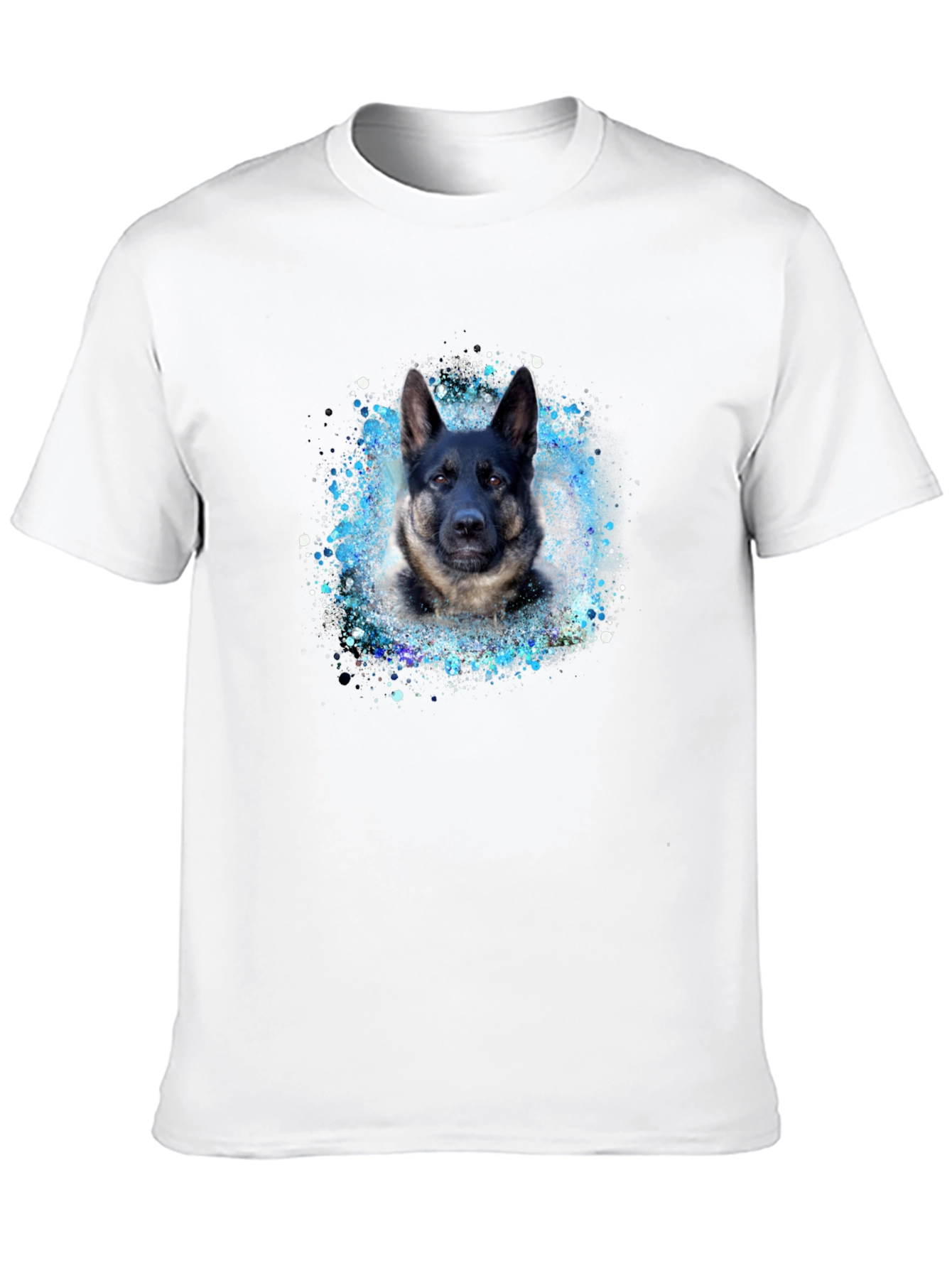 German Shepherd Watercolor T-Shirt