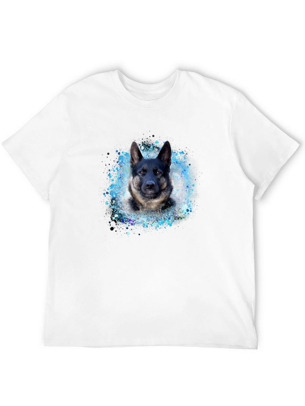 German Shepherd Watercolor T-Shirt
