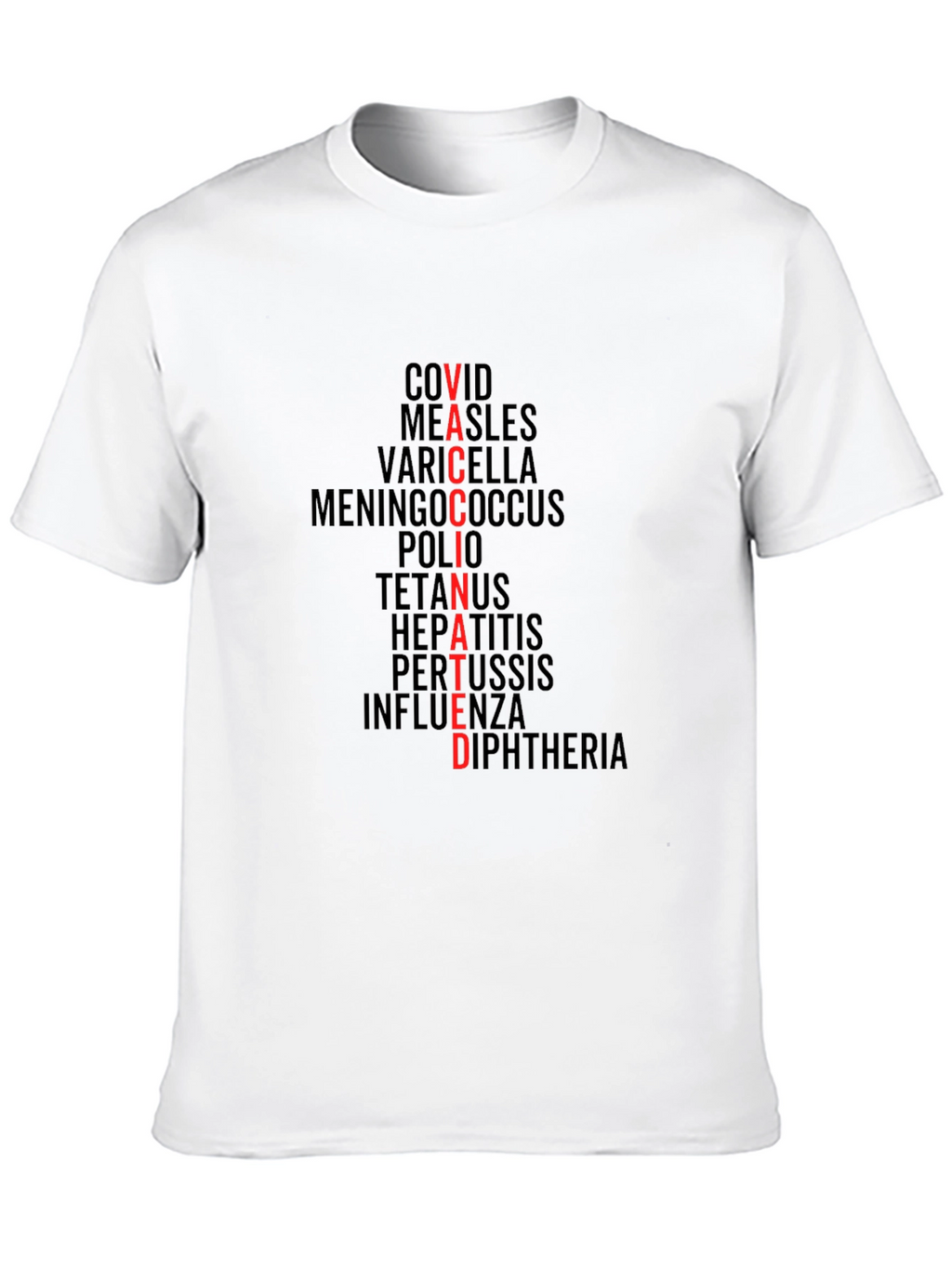 Vaccinated T-Shirt - Disease Prevention