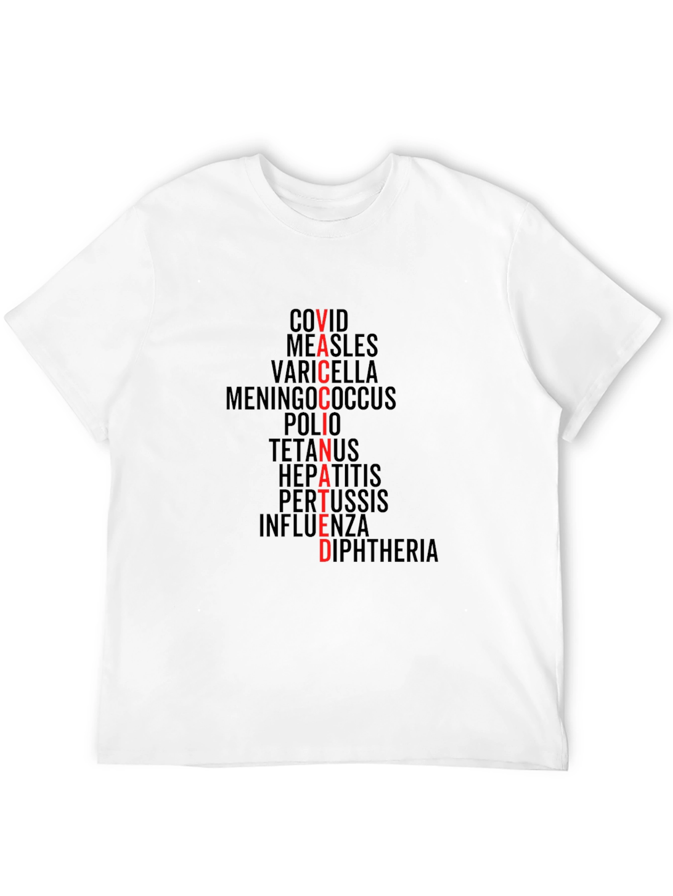 Vaccinated T-Shirt - Disease Prevention