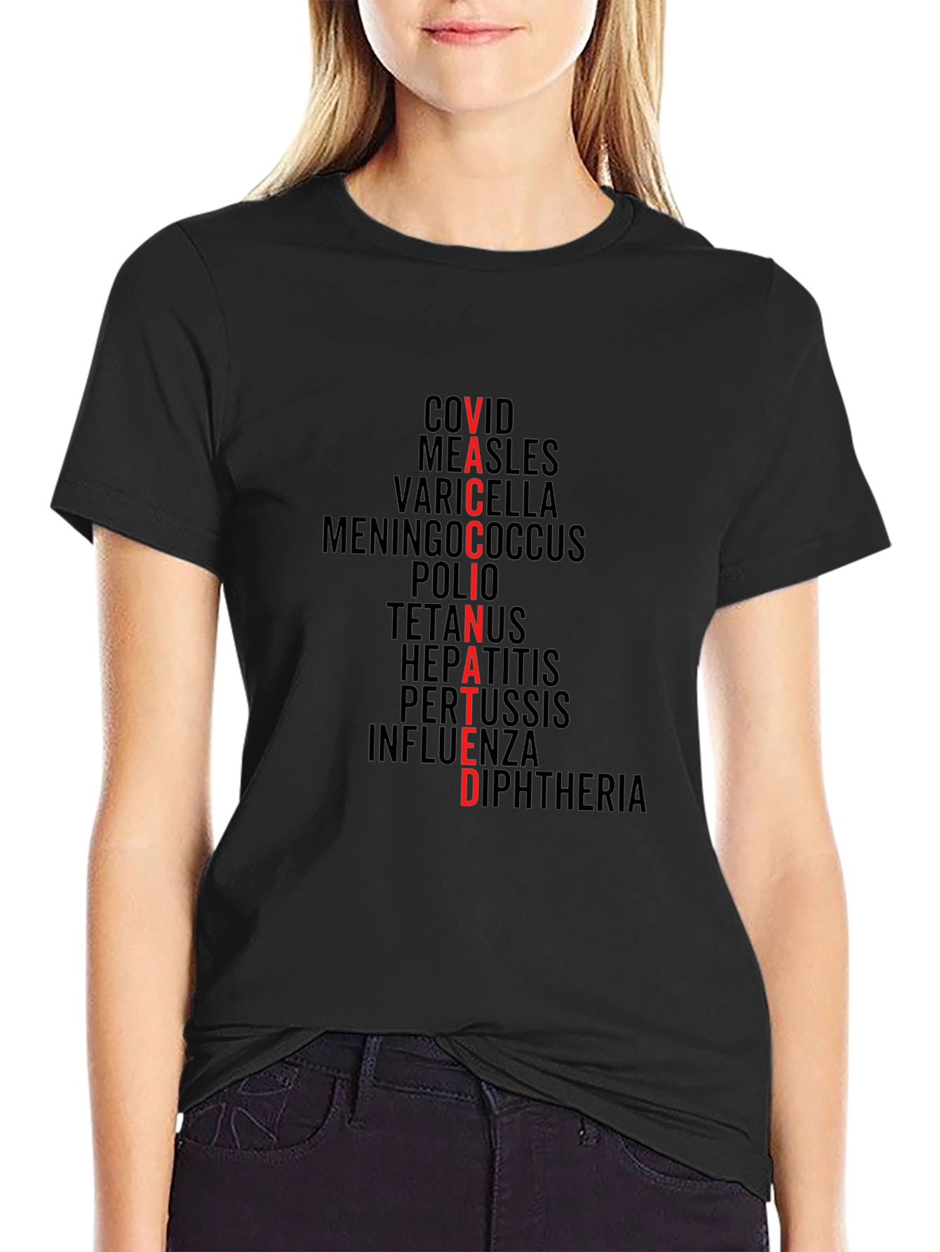 Vaccinated T-Shirt - Disease Prevention