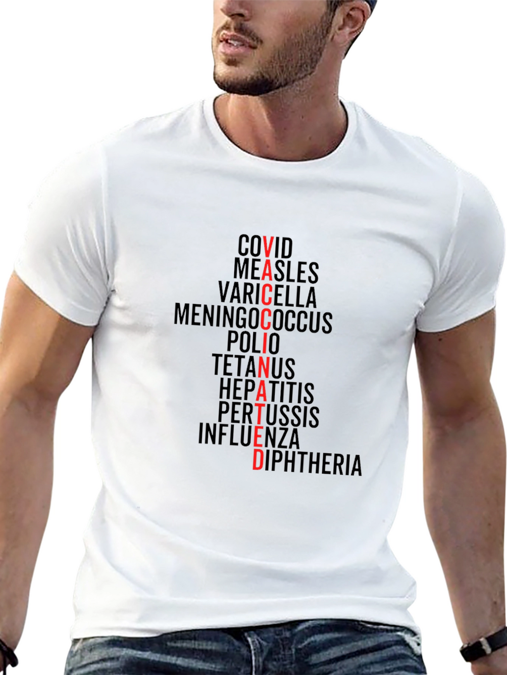 Vaccinated T-Shirt - Disease Prevention