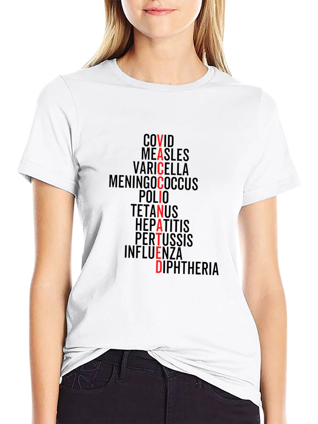 Vaccinated T-Shirt - Disease Prevention