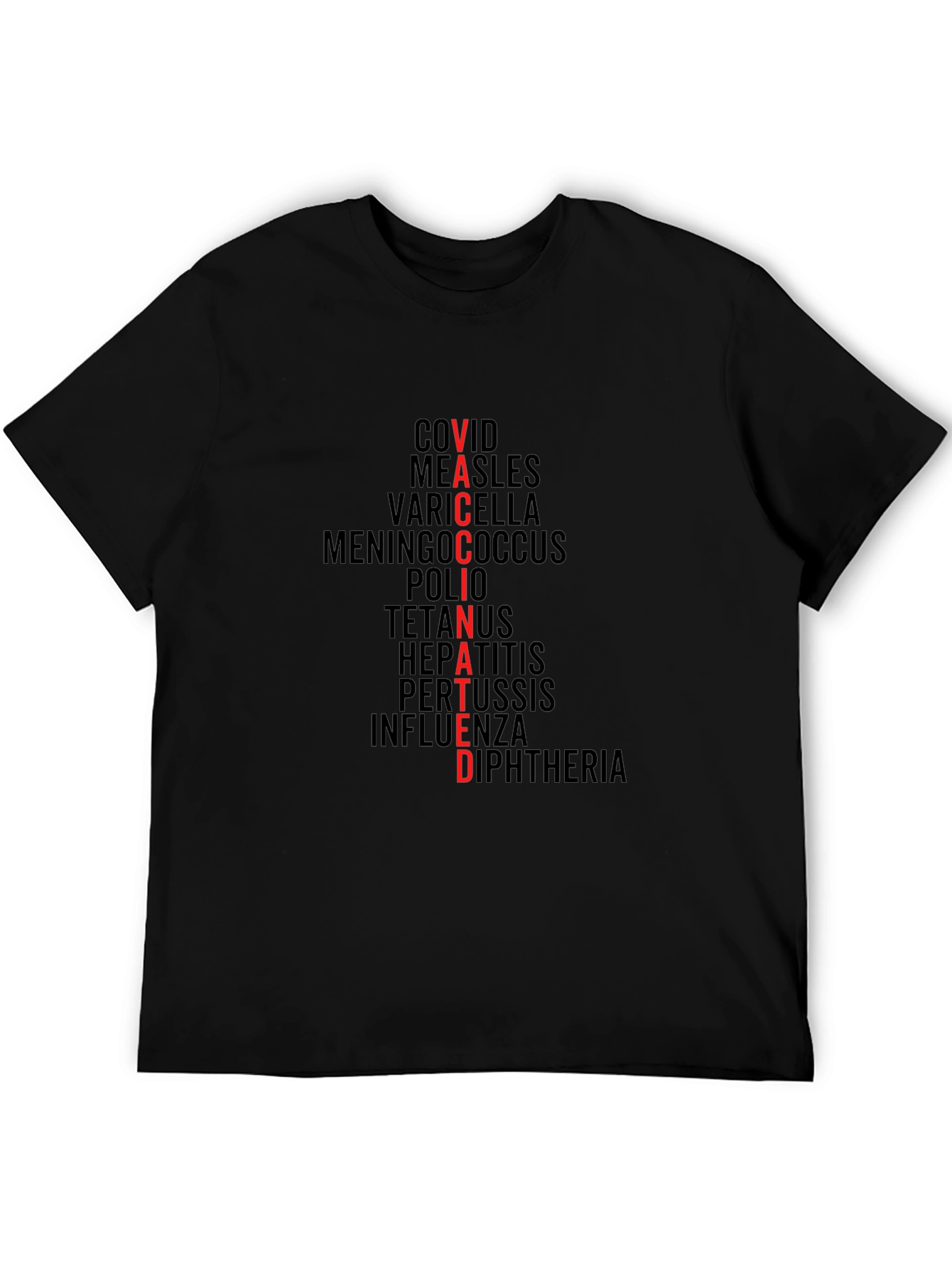 Vaccinated T-Shirt - Disease Prevention
